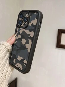 1pc Camouflage Pattern Protective Phone Case With Openings Design Compatible With IPhone Apple 11 Pro Max/12 Pro Max/13 Pro Max/14 Pro Max/15 Pro Max/16 Plus/16 Pro Max, Galaxy A55/A15/S24 Ultra, Redmi, OPPO, Realme, VIVO, Infinix, Honor, MOTO, One Plus