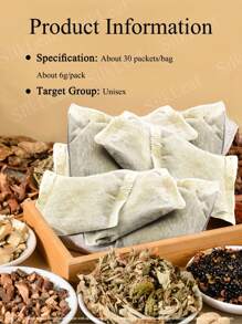 约30粒天然草本足浴粉，适合运动后护理，温暖双脚，缓解寒冷天气带来的不适。男女皆宜，建议睡前使用。