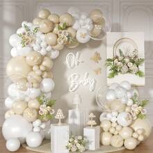 146/141/138/135/133 Bộ vòng hoa bóng bay, Thích hợp cho đám cưới, tiệc cô dâu, tiệc độc thân, kỷ niệm, sinh nhật, chủ đề, đồ trang trí tiết lộ giới tính - Nhiều màu - Xem 3