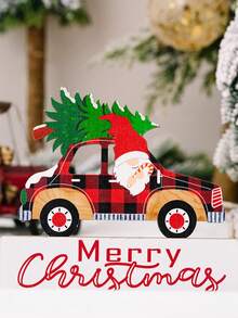 1 Christmas Decoration, 3D Dwarf Wooden Ornament, Home Atmosphere Decoration, Car Desktop Ornament Best Gifts - Multicolor - View 12