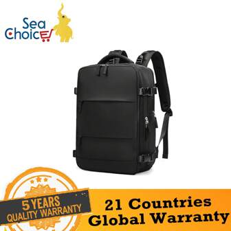 Sea choice Zaino da viaggio grande Zaino da lavoro Adatto per laptop da 16 pollici con scomparto per scarpe Zaino da trekking Zaino sportivo da esterno impermeabile Casual 35L