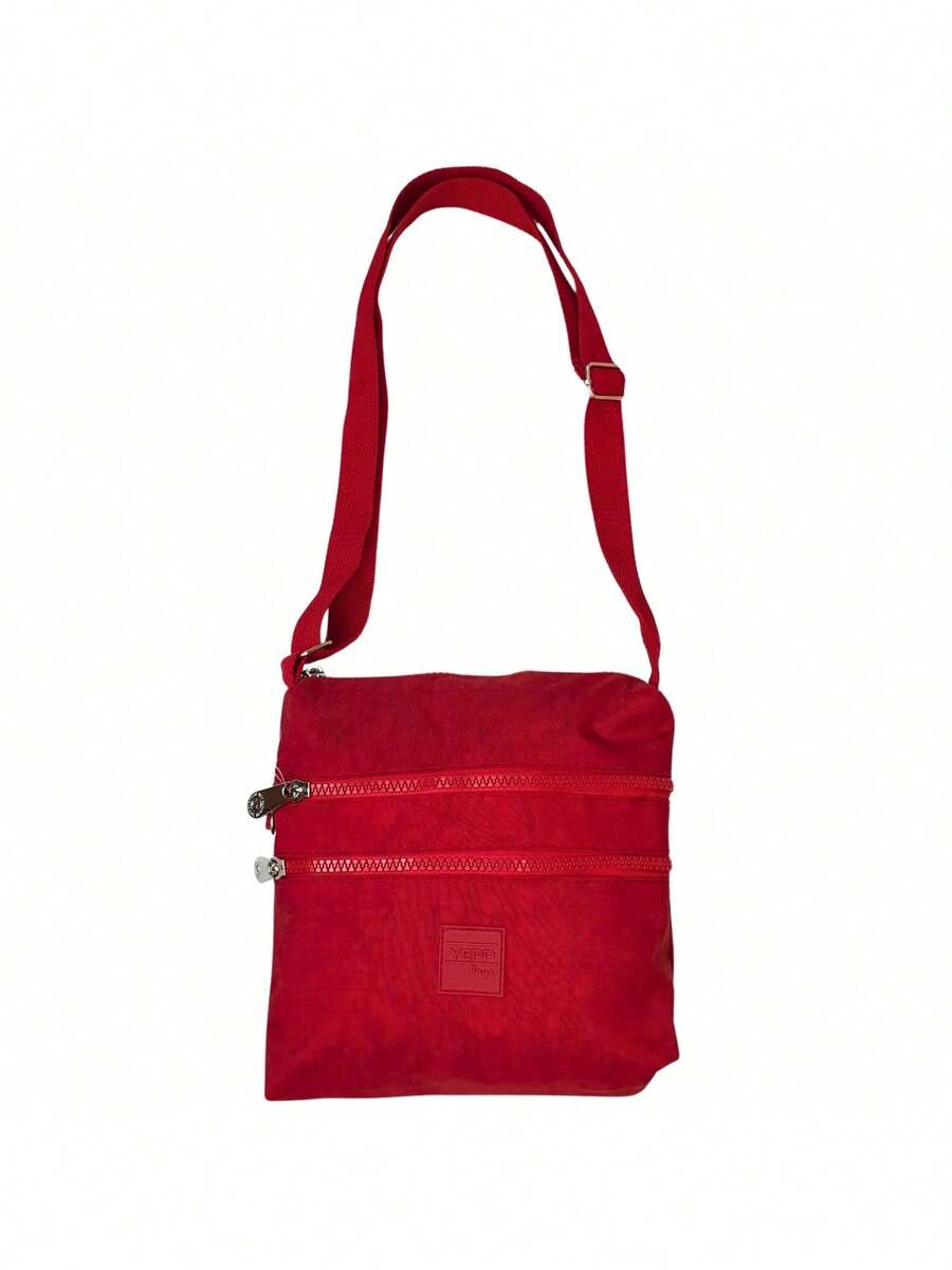 Women's Plain Crossbody Shoulder Bag With 3 Compartments SHEIN UK