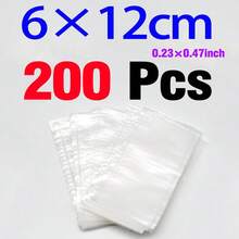 MNFT 200 件装 鲤鱼钓鱼 PVA 袋 速溶钓鱼材料 渔具 鲤鱼饵袋 - 白色 - 查看 15