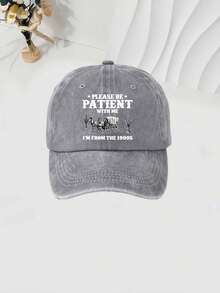 1 chiếc Mũ lưỡi trai in họa tiết xe ngựa, Mũ chống nắng thường ngày cho cả nam và nữ - in vận chuyển - Xem 4