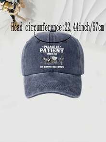 1 chiếc Mũ lưỡi trai in họa tiết xe ngựa, Mũ chống nắng thường ngày cho cả nam và nữ - in vận chuyển - Xem 2