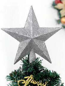 1个经典闪亮星形树顶装饰，塑料材质，适用于节日家居和派对装饰，适合新年、情人节、独立日、冬季庆祝活动 - 无需电源，最佳生日圣诞礼物，家居圣诞礼物，圣诞装饰 - 彩色 - 查看 15