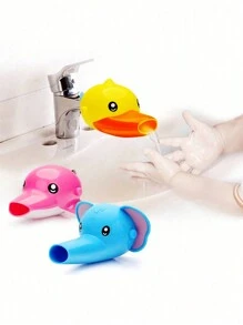 1PC Cartoon Children's Hand Washing Extender Home Bathroom Decor Fall Decor Back To School - Multicolor - View 1