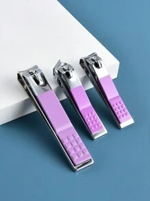 专业不锈钢指甲刀套装，配有耳垢清除工具和指甲锉 - 耐用便携的修脚和修指甲工具，适用于手指甲和脚趾甲