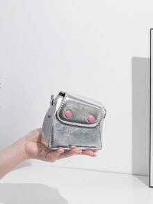 Túi thời trang mới hợp thời trang hình dạng đặc biệt, thiết kế độc đáo, có dây xích, trang trí dễ thương. Có thể sử dụng làm túi đeo vai hoặc túi đeo chéo cho nữ, hoàn hảo cho hẹn hò, mua sắm, đi làm và du lịch. - Nhiều màu - Xem 1