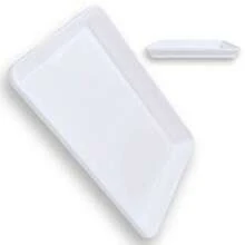 KIT 8 PLATES 40 CM RECTANGULAR PLATE FOR BUFFET RESTAURANT KITCHEN MELAMINE PREMIUM PROFESSIONAL WHITE - 白色 - 查看 7