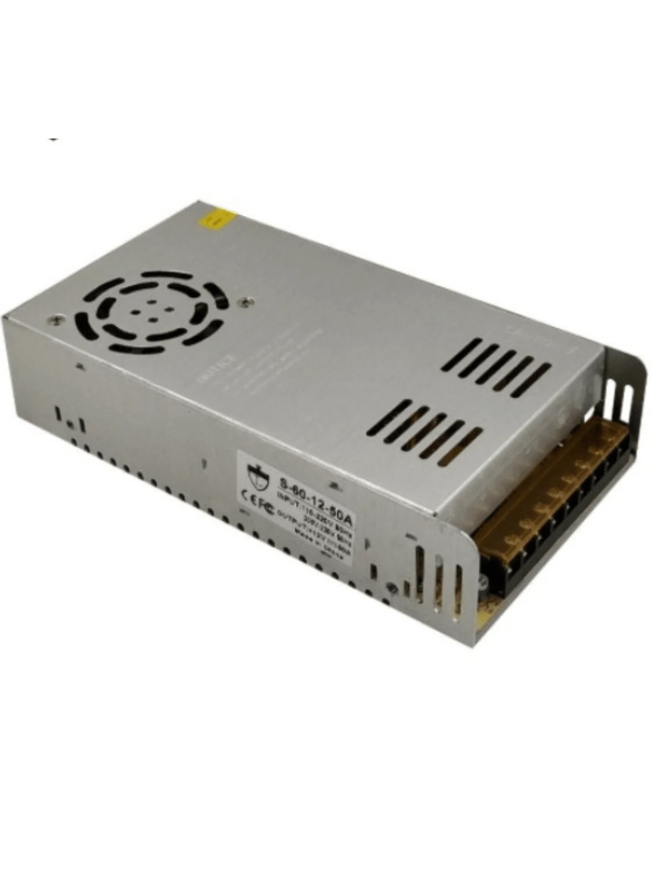 Switching Power Supply 50A 12V 600W Bivolt Sound CCTV Cameras Selector Switch - Bạc - Xem 1