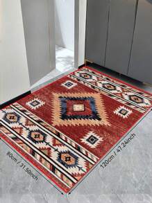 European-Style Retro Large-Area Carpet, Suitable For Bedroom Living Room Office Entry Mat, Soundproof Non-Slip Easy To Take Care Of Machine-Washable Room Decoration Home Rug Gifts Birthday Graduation