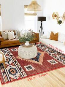 European-Style Retro Large-Area Carpet, Suitable For Bedroom Living Room Office Entry Mat, Soundproof Non-Slip Easy To Take Care Of Machine-Washable Room Decoration Home Rug Gifts Birthday Graduation