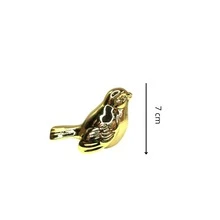 02 Square Glass Soap Dish 250ml With Gold Prime Pump Valve + Gold Decorative Bird - 白色 - 查看 4
