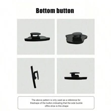 6 件雪花鞋饰装饰，镂空雪花鞋配件 - 雪花 - 查看 2