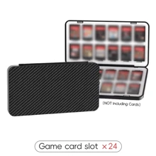 DATA FROG Switch Game Card Case For Switch & OLED – 24 Slots Game Cartridge Holder, Compact Travel Storage Box With Protective Cover - Shape - View 9