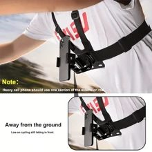 Set di 6 supporti universali a fascia toracica per cellulare, supporto per smartphone per video POV all'aperto, supporto a fascia toracica per telefono cellulare compatibile con , telefoni Android, regalo per compleanno, famiglia, amici, supporto per telefono, accessori per telefono