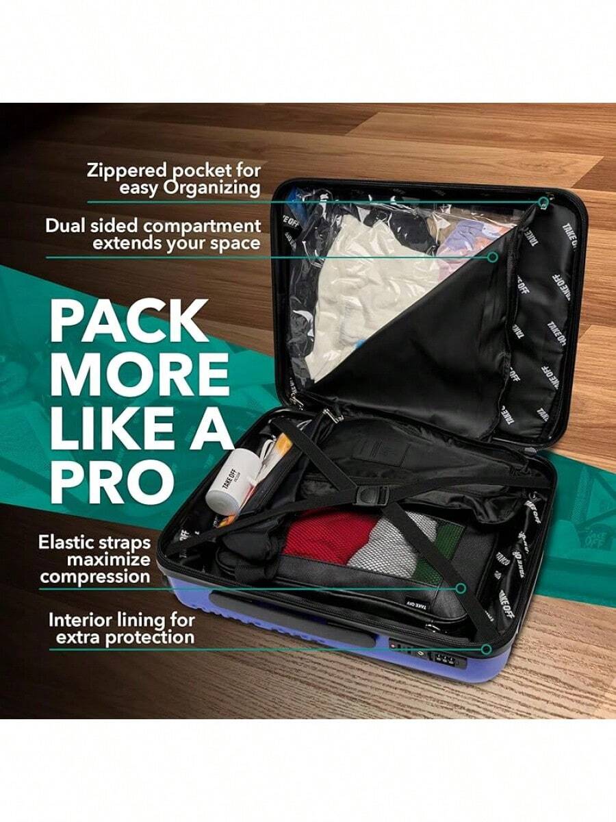 Take OFF Luggage 18 Inch Personal Item Suitcase 2.0 With Removable