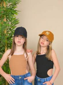 Knitted Bodysuit For Girls - Gỗ đỏ - Xem 3