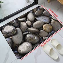 1 件装软石浴室垫，硅胶现代简约吸水速干防滑浴室垫，可机洗淋浴垫，易于清洁，适用于浴室、洗衣房、入口、水槽区、淋浴间 - 彩色 - 查看 4