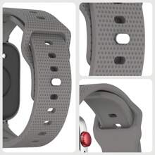 1 pieza Correa deportiva reversible de silicona reemplazable compatible con Huawei Watch Fit 3, banda de reloj inteligente cómoda y transpirable
