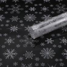 20 件装圣诞包装纸雪花麋鹿透明包装纸苹果礼品鲜花包装玻璃纸 - 白色 - 查看 2