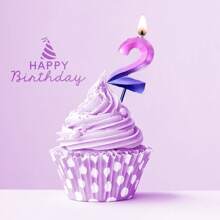 Kreative farbverlaufende Kerze Party Geburtstagskuchen Dekoration 0-9 Ziffern-Digitalkerze Dekoration - Verschiedenfarbig - Übersicht 6