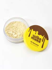 Loose Banana Facial Powder, Matte Fixing Effect Wike Wake Miss Rosê Makeup - Màu vàng - Xem 5