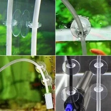 4-30个塑料水族箱吸盘支架，强力吸盘支架，适用于鱼缸，适用于4-6毫米管材（气管、二氧化碳管、电源线等）