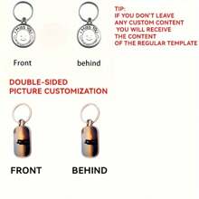 Personalisierter beidseitiger Foto-Schlüsselanhänger aus Metall, Geschenk für Schwester, Familie, Haustiere, Weihnachten, Abschluss