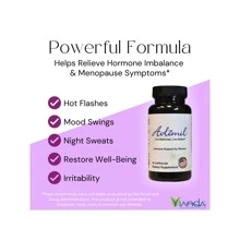 Avlimil® Hormone Balance & Menopause Support. Helps Mood Swings, Hot Flashes, Night Sweats And Irritability. Formulated With Organic Ingredients. 60 Capsules, 30 Day Supply