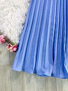 Women Dresses - 淺藍色 - 查看 2