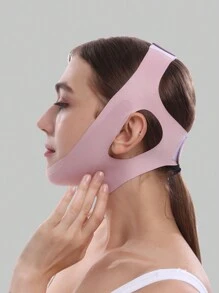 1pc Simple Anti-Snoring Device For Women,V-Shaped Chin Strap For Preventing Snoring And Improve Sleep, Suitable For Home Wear, Day And Night - Pink - View 3