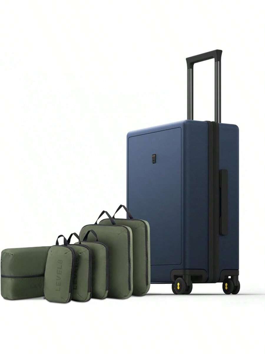 LEVEL8 Hard Shell Carry On Luggage Airline Approved, Carry On Suitcases