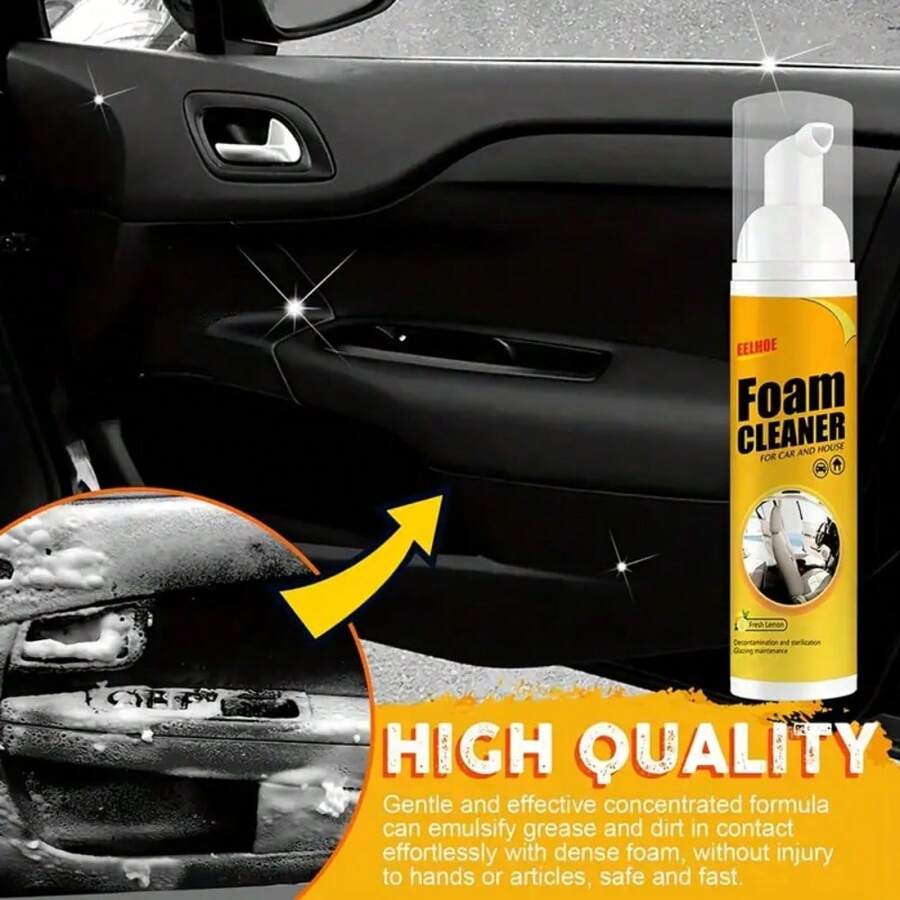 Car Foam Cleaner Interior Stain Removal Car Interior Leather Foam Clean