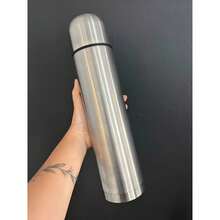 1 Liter Stainless Steel Thermal Water Bottle For Gym With Leak-Proof Click Lid - 模型 - 查看 5