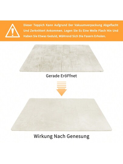 Piece Zachte Tapijt Living Room, Smooth Made Of Rabbit Fur Short Pile Non Slip, Moderne Anti Slip Bedroom, Luxurious Room ation, Fluffy Area view 7