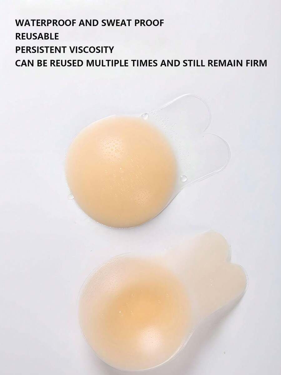 プラスサイズ ウーマン シリコーン ブレストリフトテープ、ニップルカバー、バックレス/ストラップレスドレス、ウェディングドレス用サポートブラ