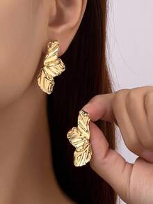 1 对 2024 年流行糖果色珐琅花耳环，创意设计彩色多巴胺亮色耳环，复古小众不对称亮金金属首饰，适合女性在宴会、聚会、旅游和日常场合佩戴 - 時尚風耳釘 - 查看 5