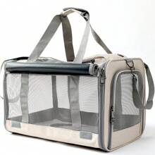 适合大型和中型猫的宠物笼，适合中大型猫和小狗的软边宠物笼，猫笼。建议最大承重 20 磅（9 千克） - 彩色 - 查看 13