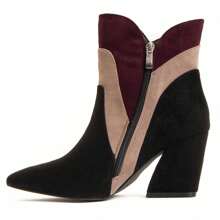 Montevita klackstövel dam med Mila dragkedja Beräknad leverans 2-3 arbetsdagar (halvön) - Svart - Visa 4