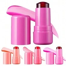 Jelly Blush Sp Colors Highlights Lips Cheeks, Natural, Gelatinous Texture, Beautiful Fun Portable - Multicolor - View 4