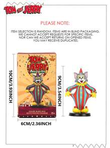 WB 官方授权 TOM 和 Jerry 马戏团系列盲盒人物礼物装饰收藏品 7 个人物随机 1 个，马戏团生日，惊人的数字马戏团，马里奥超级 - 風格1 - 查看 3