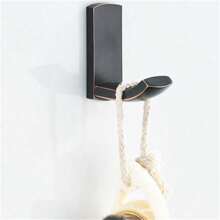 Vintage Black Bronze Brass Robe Coat Hooks Pack 4 Clothes Towel Hook Home Hangers Bathroom Accessories