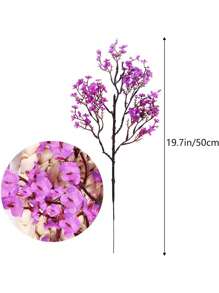 1 pieza de Flores artificiales de Flor de Nube Morada con Cielo Estrellado, decoración para el hogar, materiales DIY para manualidades, decoración de fiestas, bodas y festividades - Morado - Ver 2