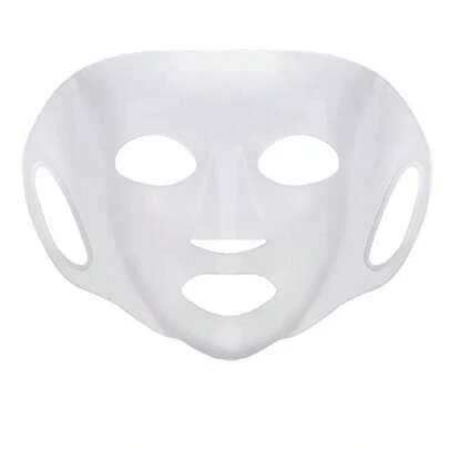 3D立体面膜，面部护理工具，耳挂式凝胶面膜，可重复使用，提拉紧致，抗皱，耳挂固定，3D立体硅胶设计，减少水分蒸发，固定式面膜，防滑耳挂式紧致面膜，耳挂式面膜套，3D防潮面膜，固定式面膜，硅胶材质，可自由拉伸，柔软亲肤，适合所有脸型，可水洗重复使用，无束缚感，活动自如，美容化妆工具