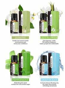 水溶性芳香精油,具有薰衣草、百合、香草、玫瑰等 10 多种香味,可舒缓睡眠、清新空气,适用于加湿器 - 多色 - 查看 9