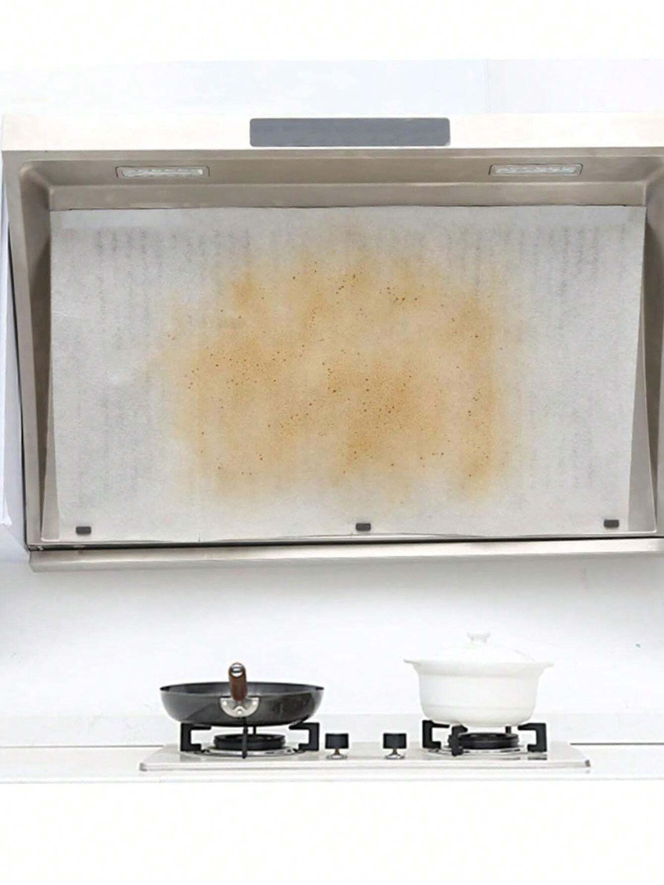 Universal Cooking Oil Smoke Exhaust Fan Filter Paper Stickers, Heat