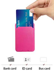 1 chiếc Giá đỡ thẻ giả siêu mỏng, Giá đỡ thẻ điện thoại, Miếng dán lưng điện thoại di động Giá đỡ thẻ Họa tiết màu trơn Giá đỡ thẻ độc lập Thẻ kiểm soát ra vào Xe buýt Giá đỡ thẻ ngân hàng Vỏ đựng thẻ tự dính Giá đỡ thẻ cổ điển Dán ID Thẻ tín dụng doanh nghiệp Phụ kiện ví bỏ túi cho điện thoại 16 15 14 13 12 Pro/Pro Max/Plus/Mini Dòng ốp lưng - Nhiều màu - Xem 6