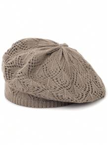 2 件/1 件女士休闲日常纯色针织贝雷帽，时尚百搭 - 彩色 - 查看 17